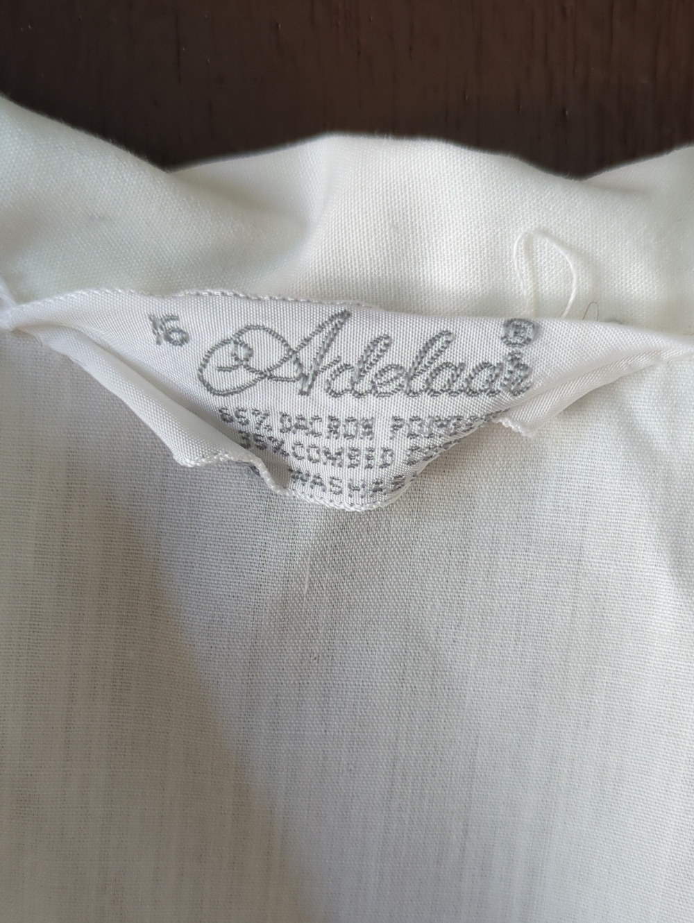 Adelaar Classic Embroidered White Sleeveless Button-Front Top Size 16 - Picture 2 of 7